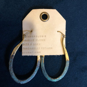 Anthropologie patina earrings